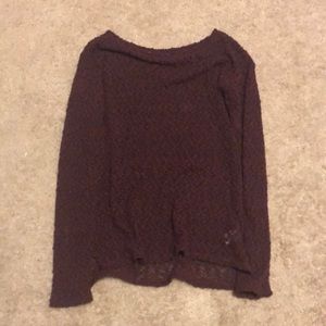 Maroon sweater